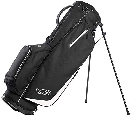 IZZO Ultra Lite Sac avec Support Noir/Blanc 1,5 kg