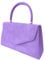 Leah Ward Women's Clutch Bag Top Handle Wedding Suede Handbags 304 (Lilac Suede)