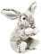 Uni-Toys - Hase mit Schlappohren, klein - Dunkelbraun-meliert - superweich - 15 cm (Höhe) - Plüsch-Kaninchen - Plüschtier, Kuscheltier