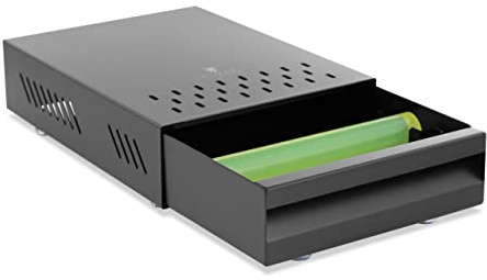 Royal Catering RCKM-33 Espresso Klopfbehälter Edelstahl 5,7 l Abklopfbehälter Knock Box Espresso Abschlagbehälter