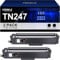 TN247 TN-247BK Tonerkartusche Kompatibel für Brother TN-243CMYK TN-243 TN243 TN-247 für Toner Brother MFC-L3750CDW MFC-L3770CDW MFC-L3710CW für DCP-L3550CDW DCP-L3510CDW HL-L3210CW (2 Schwarz)