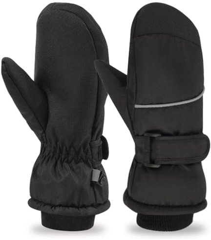 Azarxis Skihandschuhe für Kinder, Warme Winterhandschuhe, Winddichte Verdickt Handschuhe für Laufen Skifahren Wandern Snowboard