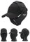 Masque pliable demi-visage Airsoft en maille, avec protection des oreilles, casquette de baseball réglable, pour CS/chasse/paintball/tir