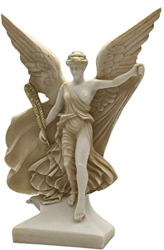 Winged Nike Victory of Paionios Göttin Cast Marmor griechische Statue Skulptur