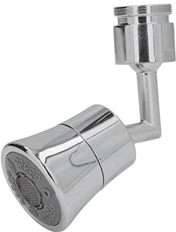 Wasserhahn-Luftsprudler, 720-Grad-Wasserhahn-Luftsprudler mit Großem Winkel, Badezimmer-Wasserhahn mit Fünf Funktionen, Montiert Zum Gesichtswaschen, Drehbarer Wasserhahn-Luftsprudler, Spülbecken-Luft