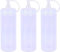 4All 24oz Squeezy Sauce Bottle with Screw Top Lid BPA Free Reusable Squirt Bottle for Home and Restaurants Leakproof Squeeze Condiment Dispenser for Sauces, Beverages and Mayonnaise 700ml (3)