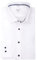 Marvelis Herrenhemd |Modern Fit | Langarm 64 cm | Weiss mit Besatz | New Kent Kragen | Gr. 40
