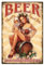 GLOBLELAND Vintage Pin Up Lady Metall Blechschild 12x8 Zoll Retro Bier Lustiges Blechschild Raumtürschild Blechmalerei Kunsttafel Poster Wanddekoration Für Zuhause Bar Kaffee Club Dekoration
