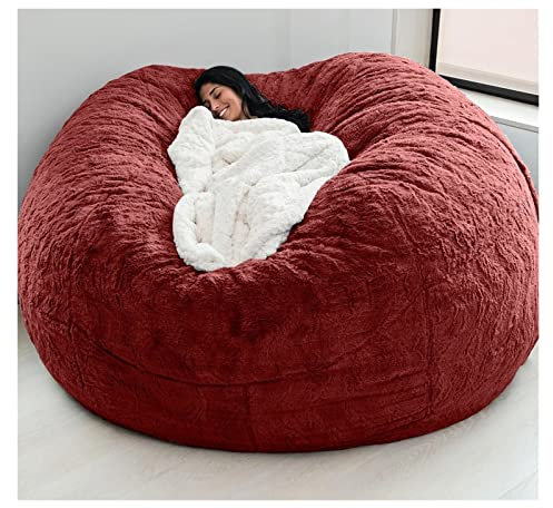 Modernes Weinrot Sofagarnitur für kleines Wohnzimmer 2-Sitzer Lounge Schlafsofa mit stilvollem Design und bequemen Kissen