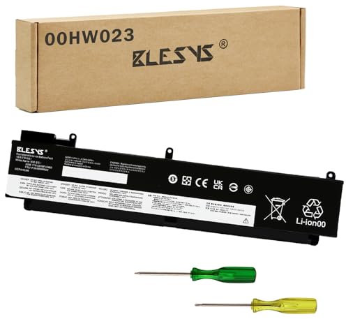 BLESYS 00HW023 00HW022 Akku für Lenovo Thinkpad T470s T460s Serie SB10F46461 Laptop-Ersatzakku [Lange Version]