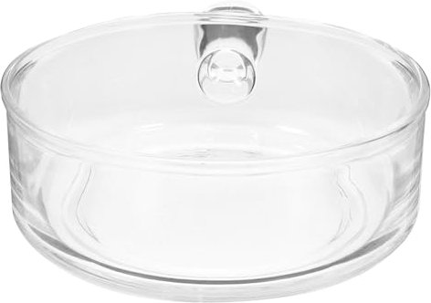 OKUMEYR Saladier Verre avec Poignée pour Fruits Et Légumes Bol Pratique pour Maison Ou Restaurant