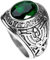 Adler Edelsteinring Herren Edelstahl US Army Veteranen Adler Adlerring mit ovalem CZ Edelstein