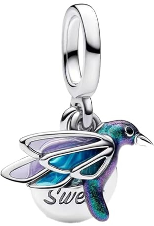 Amuefer S925 Charms goldene Tier Familie Geburtstag Anhänger | Geschenk für Frauen, Mädchen, Freunde, Ehefrau, Mutter, Tochter – Geburtstag, Jahrestag, Valentinstag, Weihnachten