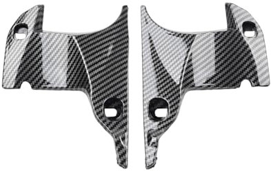 GZYF Verkleidung Luftrohr Ram Frontlenker 1 Paar Für YZF R1 2007 2008 ABS Carbon Fiber Schwarz