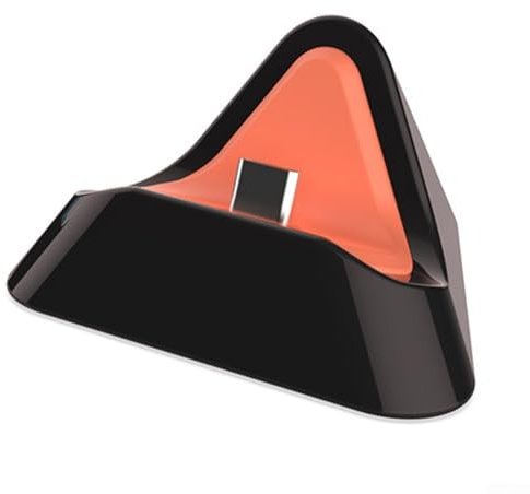 Charging Base For Nintendo Switch 2, 8.8x3.6x6.6cm Compact Triangular ABS Stand, Single-Device Fast Charging Dock in Black/Blue/Red, Space-Saving Design for Gaming Setup(Red)