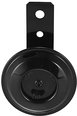 sourcing map wasserdichte Schwarze Sirene elektrische Hupe DC 6V 105dB 1.5A für Fahrzeugauto