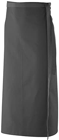EXNER Vorbinder, Bistro-Schürze, Gastro-Schürze, Küchen-Schuerze, 100% Baumwolle, B 100 x H 80 cm, weiß