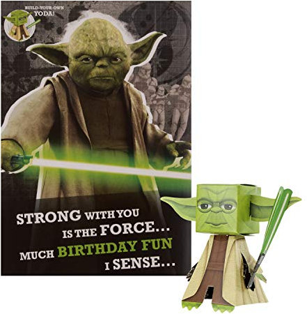 Hallmark Geburtstagskarte – Star Wars Build Your Own Yoda-Design