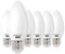 SINCELIGHT LED-Glühbirnein Kerzenform mit E27-Sockel (ALL-BEAM-Serie) Omnidirektionale Beleuchtung, 3W, 250lm, Warmweiß 2700K, Nicht Dimmbar, 6 Stück