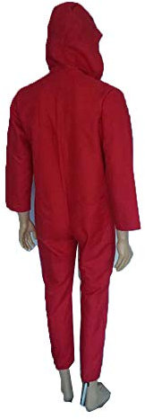 Abbigliamento da lavoro Tute Cosplay Abbigliamento Festive Abbigliamento rosso Adatto per Altezza 155-180cm Rosso L