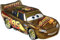 Disney Pixar Cars Lightning McQueeen Gold Spielzeugauto Charakter, Geschenk für Kinder ab 3 Jahren (Mattel GYG27), Bunt