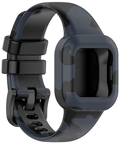 AWADUO Ersatzarmband für Garmin Vivofit Jr. 3, weich und langlebig Grau