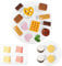 Achruor Lot de 3 Moule à Fondant DIY Waffle Biscuits Moule à Gâteau, Chocolat, Bonbons Pour Anniversaire Baptême Noël