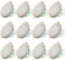 ALUSSO LED Einbaustrahler 230V Dimmbar 12W LED Spots Flach, 3CCT Warmweiß 3000K Neutralweiß 4000K Kaltweiß 5700K IP44 Einbauleuchten für Badezimmer Küche Wohnzimmer, Gebürstet Nickel, 12er Set