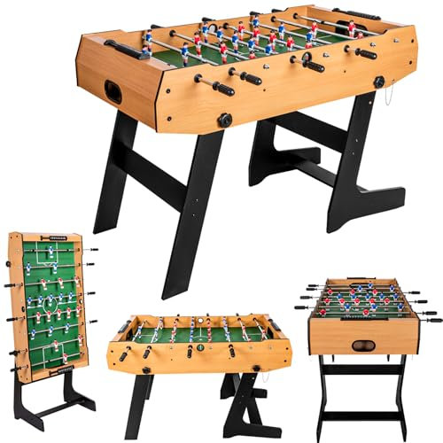 HLC Freistehender Klapp-Fußballtisch, Tischfußball-Fußballspiel Indoor-Freizeitspiele