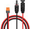RIIEYOCA 12AWG Solar Stecker auf XT60i Adapter Verlängerungskabel, Ladekabel für Generator Portable Power Station 1.5M
