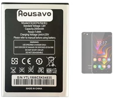 Aousavo Oukitel C5 ersatz akku Kompatibel mit Oukitel C5 C5 PRO
