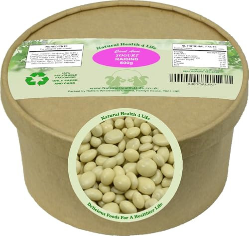 Natural Health 4 Life Carol Anne Yogurt Raisins 500g (1 Tub)
