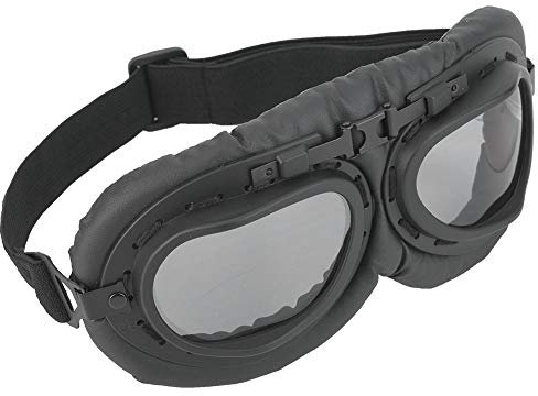 KIMISS Motorradbrille mit, Objektiv Sand Proof Windschutzscheibe Farbe Gläser (grau) (grau 317)