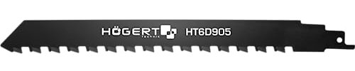 Högert Technik - Säbelsägeblatt - Ziegel- und Porenbetonklinge 240 mm-455m - zum Schneiden von Ziegeln, Porenbeton, Suporex, Zementplatten