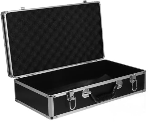 OSALADI Aluminiumkoffer Box Kit für Medikamentenkoffer Schminktasche Transporttasche Organizer Werkzeuge für Zubehör