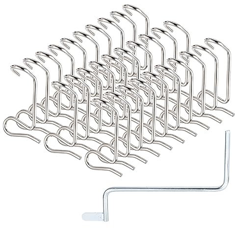 PATIKIL 30 Packung Zaun Drahtspanner Werkzeug mit Spanner Griff Edelstahl Stacheldraht Spannung Reparatur Werkzeug für Schnellspannender Garten Drahtzaun