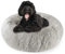 Aspand Cama de Perro y Gatos con Borde Elevado y Relleno de algodón Suave,76cm - Cómodo y Acogedor lecho para Mascotas - Cubierta de Felpa Larga y Suave - Base Antideslizante,Gris Oscuro