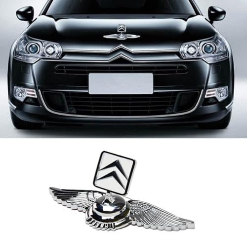 Auto Logo Emblem Aufkleber für Citroen C2 C3 C4 C4l C5 Saxo Xsara Picasso Ds 3 4 6 C1 Berlingo, Stilvolle Logo Abzeichen Aufkleber Styling Dekorationsaufkleber Zubehör Car Sticker Auto Decals Logo