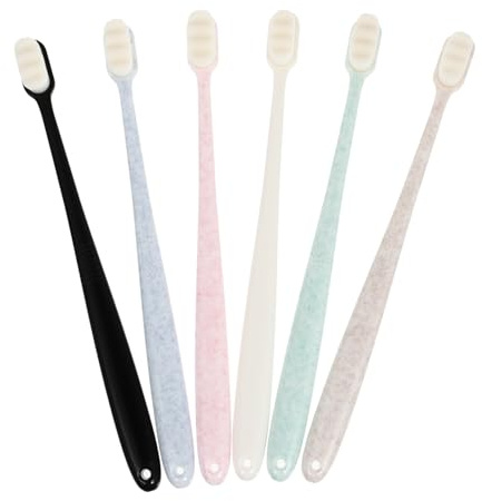 Healvian 3er-sets Zahnbürste Tragbare Zahnbürsten Zahn Mundpflegeprodukte Home Zahnbürsten Für Erwachsene 6 Stück * 3