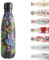 Chilly's Bouteille d'eau - Acier INOX et réutilisable - Étanche, sans Condensation - Midnight Jungle, 500ml