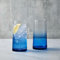 Anton Studio Designs Empire Handmade Highball Glasses for Cocktails, Water, or Smoothies - 550 ml - Blue - Set of 2 Elegant Drinking Glasses