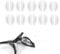 20 PCS Soft Silicone Stick-On Nose Pads for Glasses - Anti-Slip, Universal Fit, Enhances Eyewear Comfort
