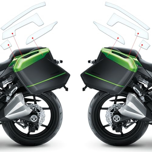 Suitcase Protective Film Stone Chip Paint Protection Film Scratch Protection Transparent Suitable for Kawasaki Z1000SX 2014-2016