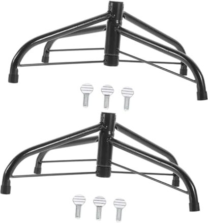 MOBUTOFU 2pezzi Base per Albero di Natale Artificiale Supporto Resistente per Decorazioni Festive Compatibile con Alberi Slim Facile da Installare e Conservare