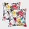 HLXZMCVBT Graffiti Personalisiertes Kissenbezüge Kissenbezug SuperBequemer Waschbare Sofa Schlafzimmer Wohnzimmer Garten Zuhause Dekoration ? 40x40cm