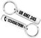 JPHCHSC Personalised keyring number plate,Custom license plate keychain with gift box,Prevent loss of name number plate gifts for new drivers