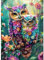 QQYRHN 5D Bunte Eule Diamond Painting Kit für Erwachsene Anfänger Liebe der Mutter Diamant Kunst Kits Vollständiges DIY Blumen Diamantstickerei-Set Perfekt zur Entspannung und Dekoration 30x40 cm
