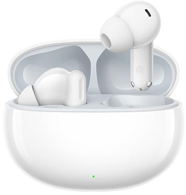 realme TechLife Buds Auricolari Wireless,Cuffie Bluetooth con Cancellazione del Rumore Ambientale,36Ore di Riproduzione,Bluetooth 5.4,Doppia Connessione,Bianco