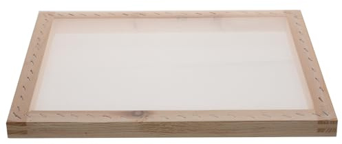 Gadpiparty Siebdruckrahmen aus Holz, 39 x 29 cm, A3-Größe mit feinem Netz, für Kunstprojekte und mehrere Anwendungen