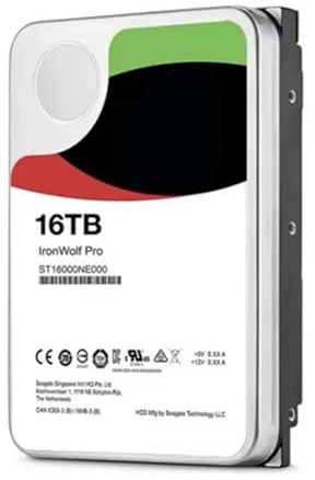 MVSBKWWVA Disque Dur Interne NAS 3,5 16 to, 14 to, 12 to, 10 to, 8 to, 7200 TR/Min, 256 Mo, SATA 6 Gbit/s, ST16000NE000(8TB)